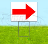 Arrow Right Yard Sign