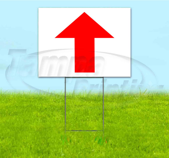 Arrow Up Yard Sign