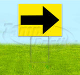 Arrow Right Yard Sign