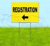 Registration Left Yard Sign