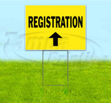 Registration Up Yard Sign