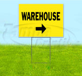 Warehouse Right Yard Sign