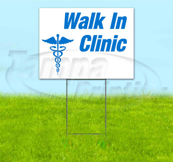 Walk In Saturday Sign Full Color Custom Yard Signs | 24 hr Production. Fast Free Shipping ...