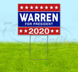 Warren For President 2020 Yard Sign