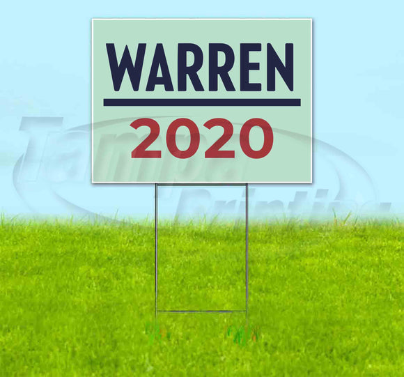 Warren 2020 Yard Sign