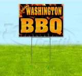 Washington BBQ Yard Sign