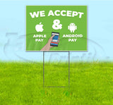 We Accept Online Pay Yard Sign