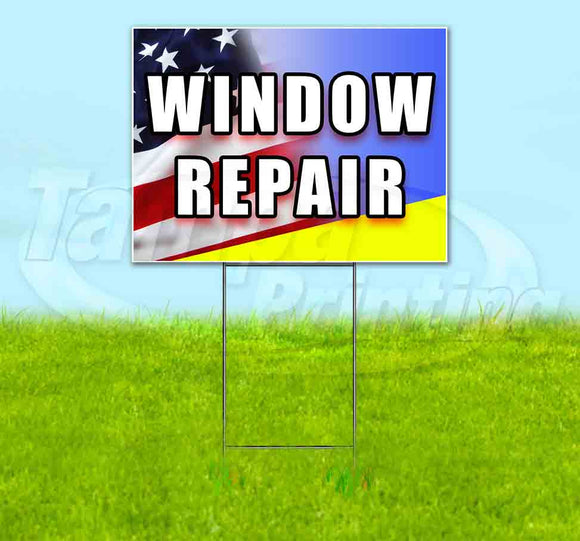Window Repair Yard Sign