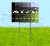 Window Tint Yard Sign