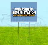 Windshield Repair Station Yard Sign