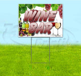 Wine Bar Yard Sign