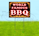 World Famous BBQ Yard Sign