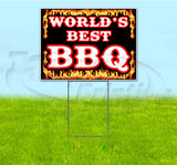 Worlds Best BBQ Yard Sign