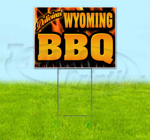 Wyoming BBQ Yard Sign
