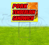 Pork Tenderloin Sandwich Yard Sign