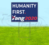 Yang 2020 Humanity First Yard Sign