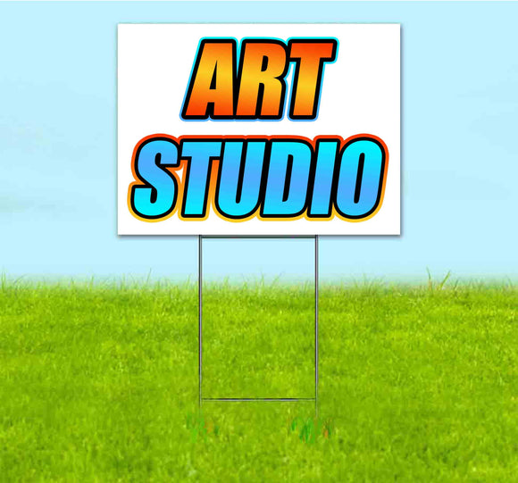 Art Studio Yard Sign