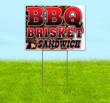 BBQ Brisket Sandwich Yard Sign