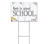 Back To School Yard Sign