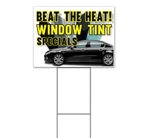 Window Tint Special Yard Sign