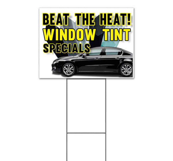 Window Tint Special Yard Sign