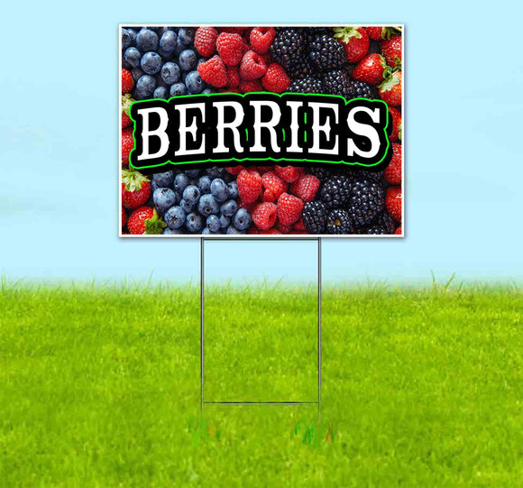 Berries Yard Sign