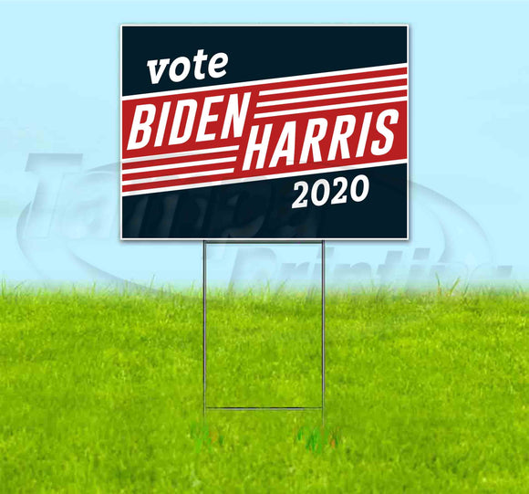 Biden Harris Retro Yard Sign