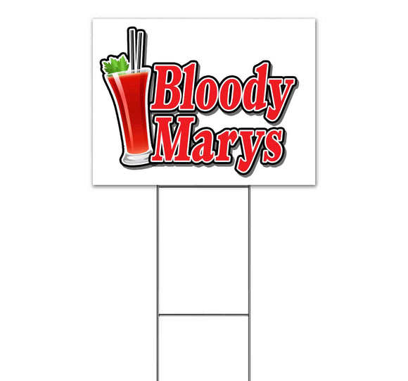 Bloody Marys Yard Sign