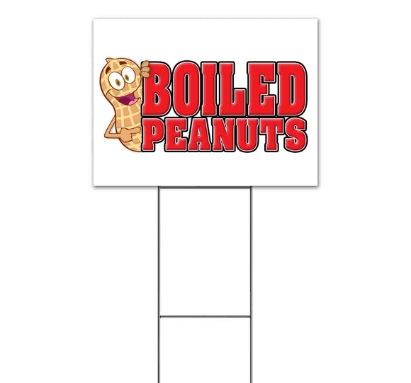 Boiled Peanuts Yard Sign