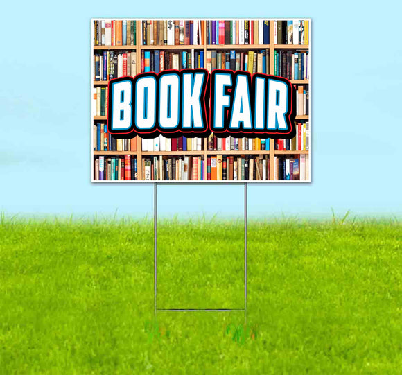Book Fair Yard Sign