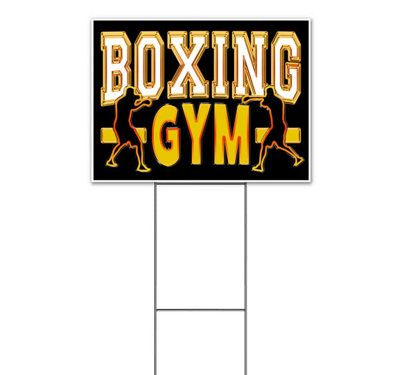 Boxing Gym Yard Sign
