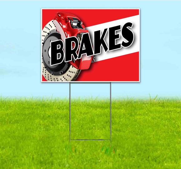 Brakes Yard Sign