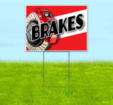 Brakes Yard Sign
