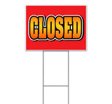 Closed Gradient Yard Sign