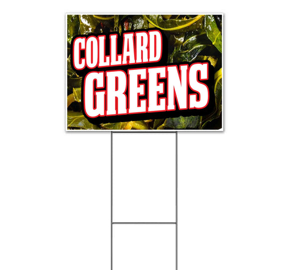 Collard Greens Yard Sign