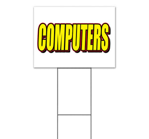 Computers Yard Sign