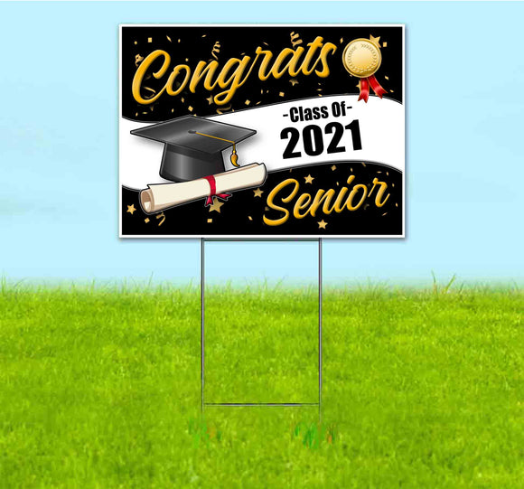 Congrats Senior Class of 2021 Yard Sign