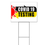 Virus Testing Yard Sign