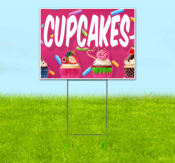 Cupcakes Yard Sign