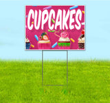 Cupcakes Yard Sign