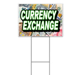 Currency Exchange Yard Sign