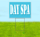 Day Spa Teal Yard Sign