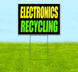 Electronics Recycling Yard Sign