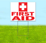 First Aid Cross Yard Sign