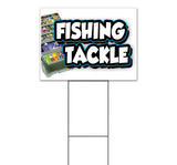 Fishing Tackle Yard Sign