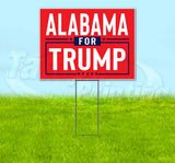 Alabama For Trump Flag Yard Sign