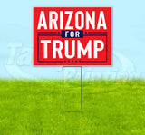 Arizona For Trump Flag Yard Sign