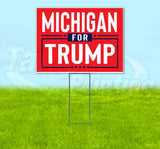 Michigan For Trump Flag Yard Sign