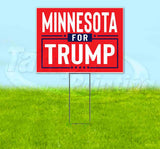Minnesota For Trump Flag Yard Sign
