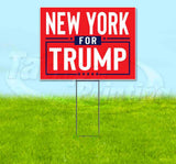 New York For Trump Flag Yard Sign